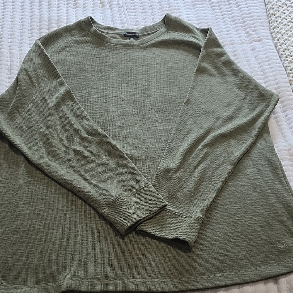Banana Republic Olive Crewneck Sweater